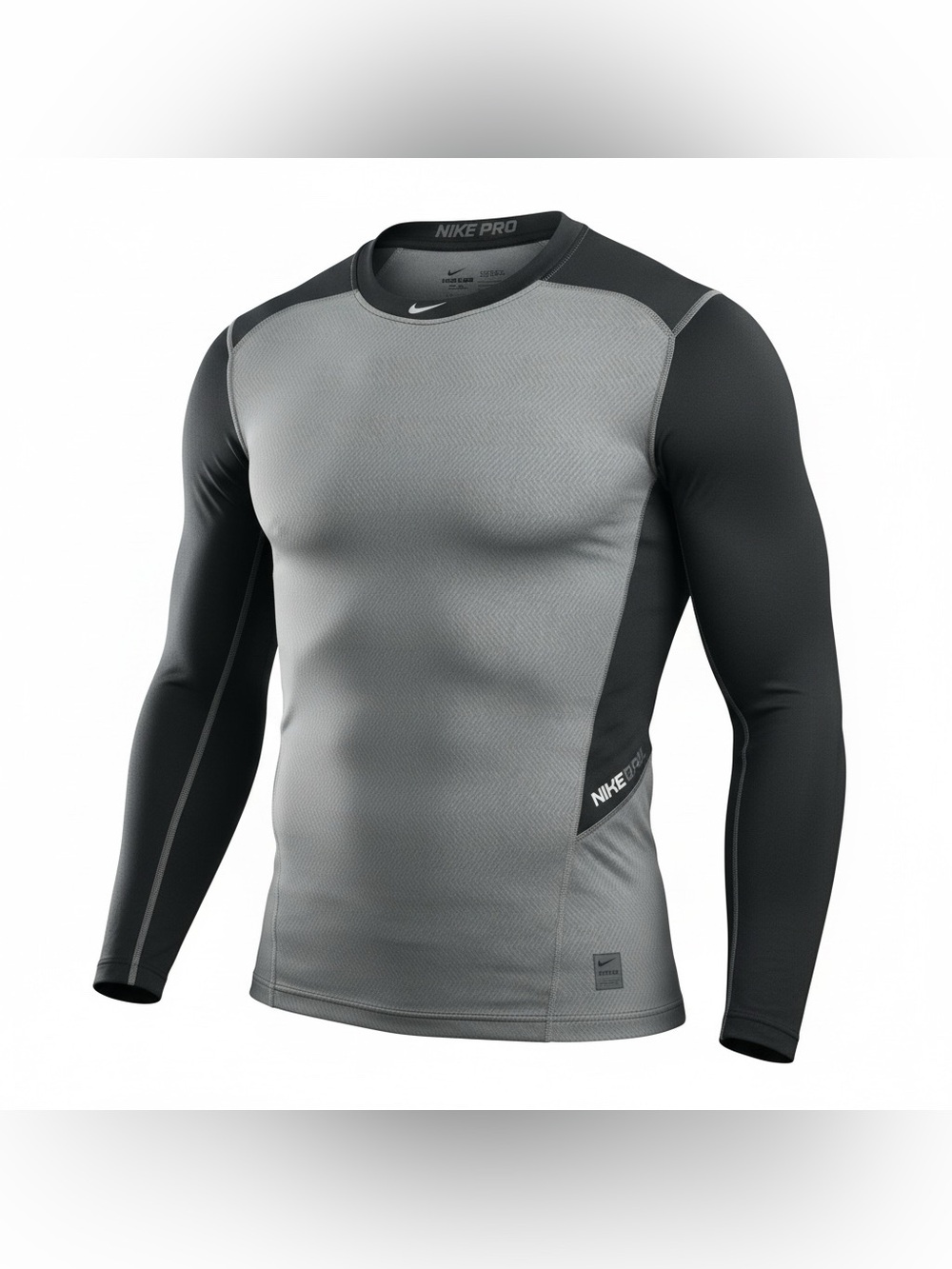Nike Pro Mens Size XXL Fitted Compression Shirt Gym Running Training Activewear